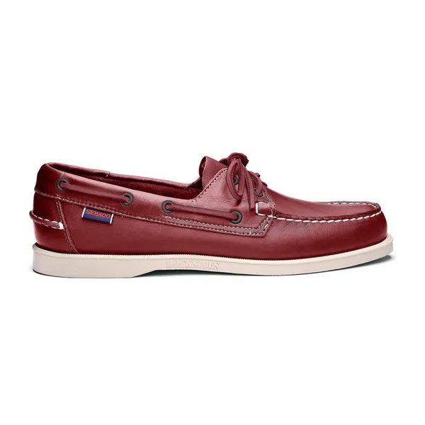 Топсайдеры Sebago Docksides Portland Leather, красный