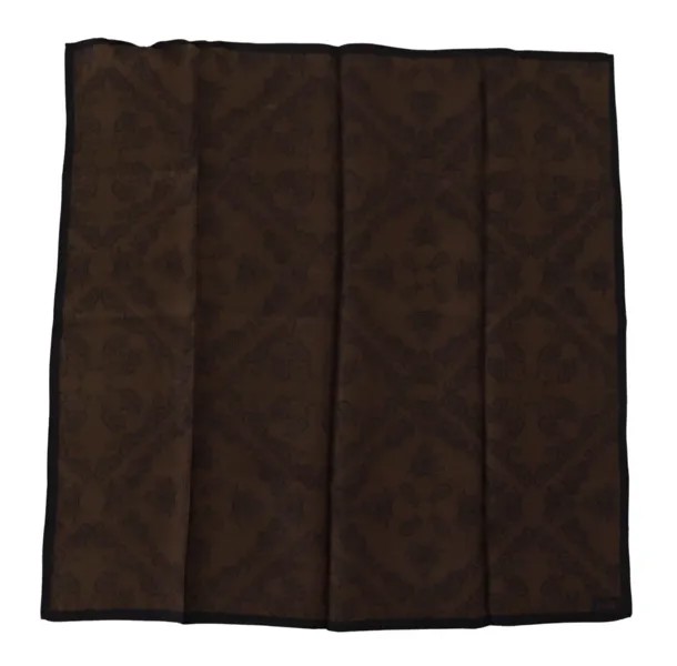 Шарф SCOTCH - SODA Коричневый платок с узором, квадратный носовой платок 44см x 44см 120долл. США