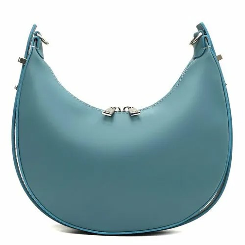 Сумка хобо diva's bag, серо-голубой