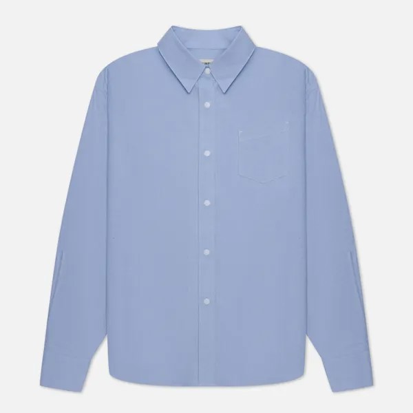Женская рубашка Uniform Bridge 22FW Basic Oxford голубой, Размер M