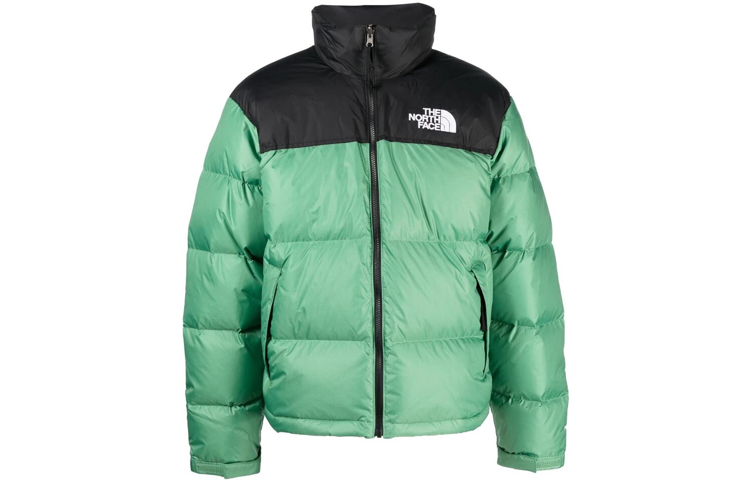 Пуховик мужской зеленый The North Face, зеленый
