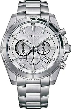 Японские наручные  мужские часы Citizen AN8200-50A. Коллекция Chronograph