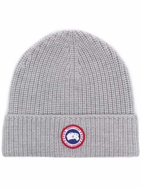Canada Goose шапка бини с логотипом Arctic Disc