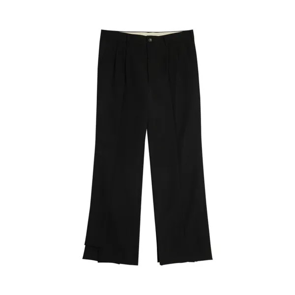Брюки Comme Des Garçons Comme des Garçons Wool Gabardine Trousers, черный