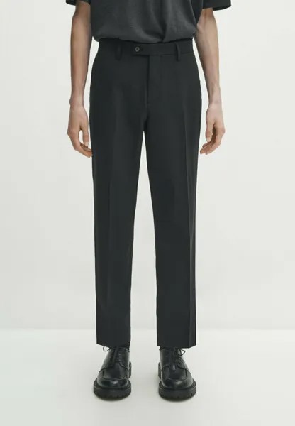 Элегантные брюки Stretch Massimo Dutti, черный