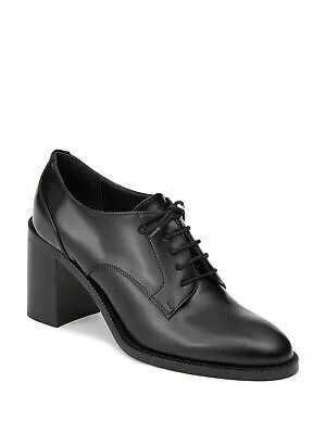 LAFAYETTE 148 NEW YORK Женские черные туфли Tomas на блочном каблуке Кожаные туфли на каблуке Oxfored 37,5