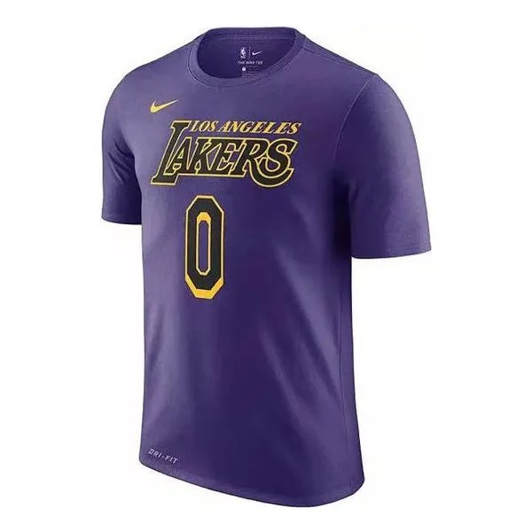 Майка Nike x NBA Lakers Kyle Kuzma T-Shirt 'Purple', фиолетовый