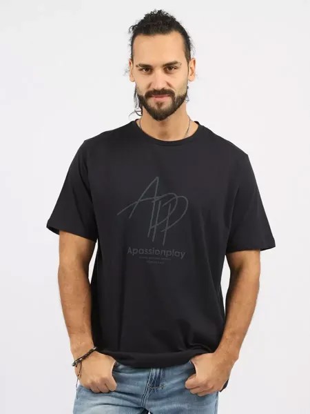 Футболка мужская A passion play 221TR(SZ-0018) синяя S