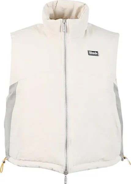 Жилет Rhude Primaloft Racing Vest 'Creme/Grey', белый