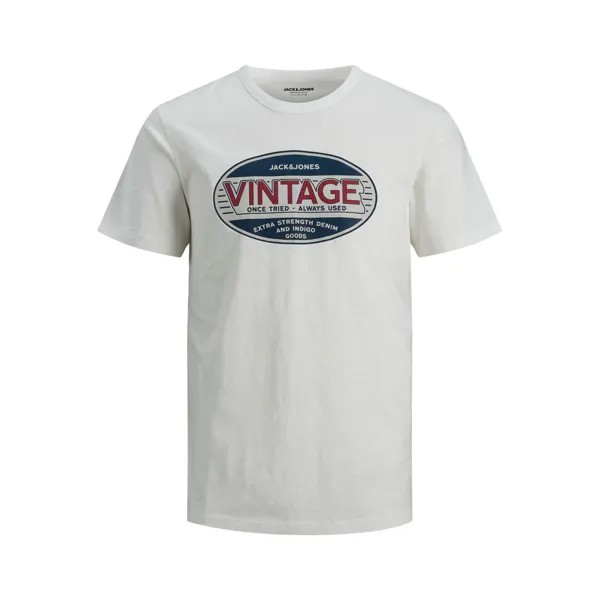 Футболка Jack & Jones T-shirt Denim Noos, белый