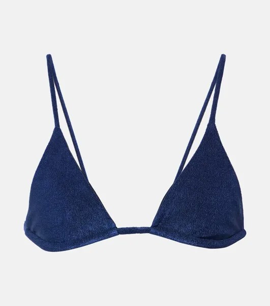 Лиф бикини Via с треугольными чашечками Jade Swim, синий