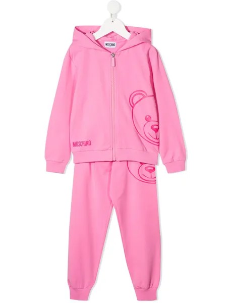 Moschino Kids спортивный костюм с логотипом