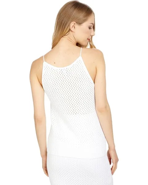 Свитер BCBGeneration Crochet Halter Neck Sweater 1TX1S79, цвет Optic White