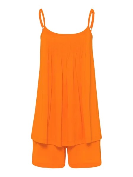 Короткий пижамный комплект Hanro Juliet, апельсин