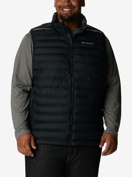 Жилет утепленный мужской Columbia Powder Lite Vest, Plus Size, Черный