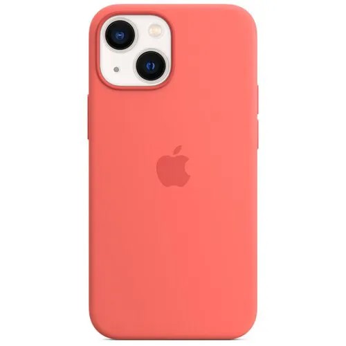 Силиконовый чехол APPLE MagSafe для iPhone 13 mini, цвет «розовый помело»