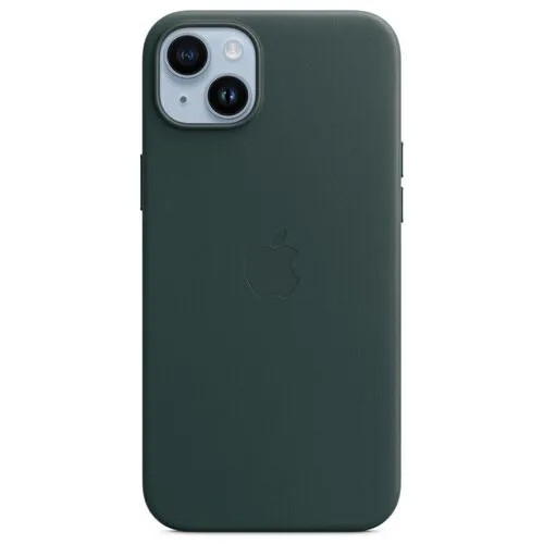 Чехол Apple iPhone 14 Plus Leather MagSafe Forest Green