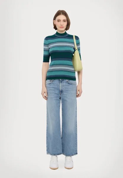 Футболка с набивным рисунком WOMENS TOP PS Paul Smith, синий