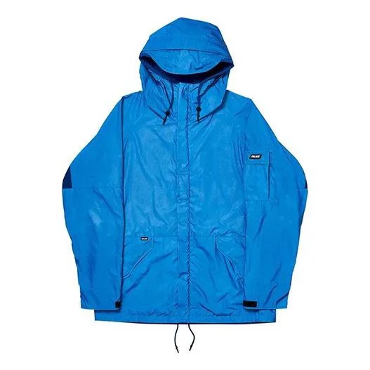 Куртка PALACE FW19 Deflector Reflective Material Back Logo Hooded Jacket Unisex Blue, синий