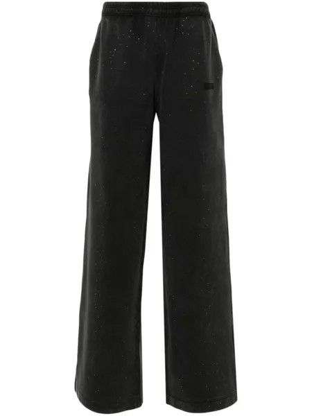 VETEMENTS спортивные брюки с кристаллами, черный