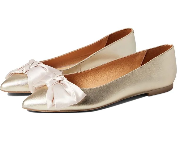 Балетки Jack Rogers Heidi Flat, цвет Platinum/Champagne