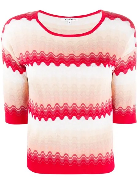 Missoni Pre-Owned блузка 1990-х годов с принтом
