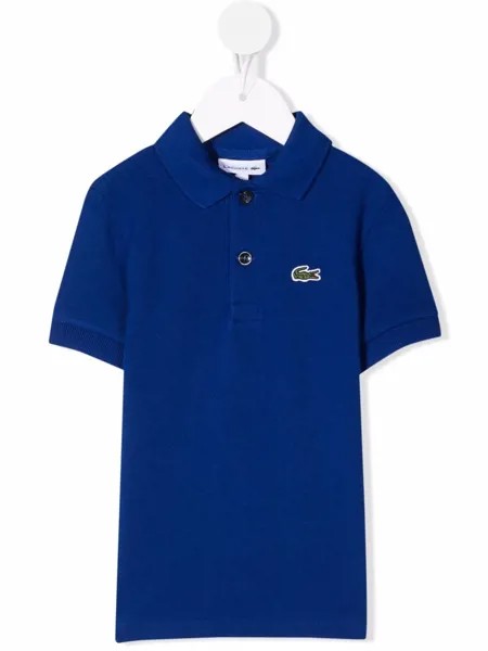 Lacoste Kids рубашка поло с вышивкой