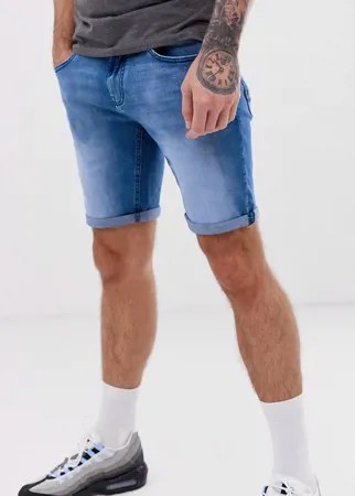 Синие джинсовые шорты Celio-Синий