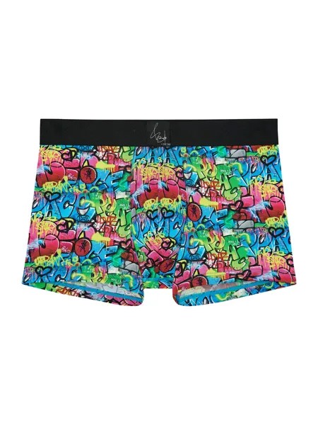 Боксеры HOM Retro Pants Graffiti Wall, цвет multico print