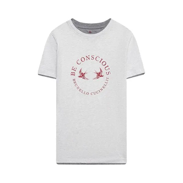 Хлопковая футболка Brunello Cucinelli