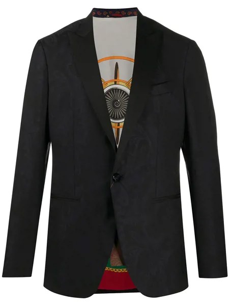 ETRO пиджак с принтом пейсли