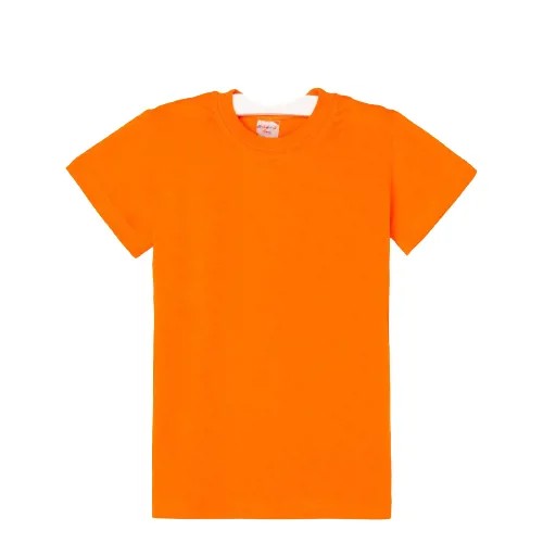 Футболка RusExpress, однотонная, размер 104, оранжевый