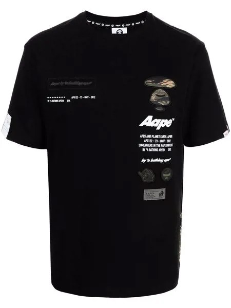 AAPE BY *A BATHING APE® футболка с графичным принтом