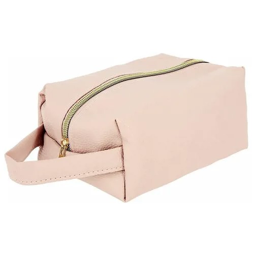 Косметичка Lady Pink на молнии, ручки для переноски, голубой