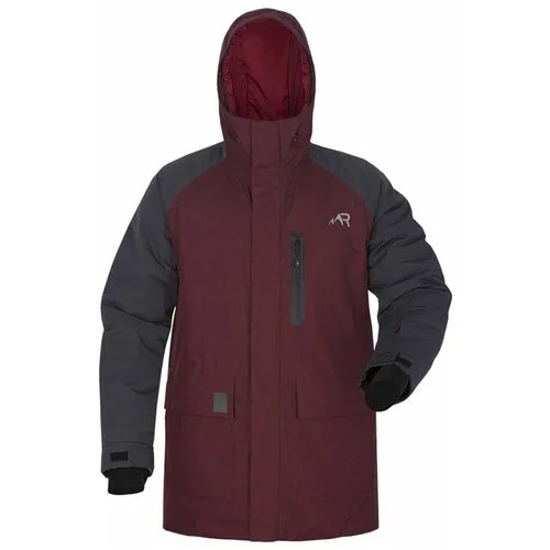 Куртка Rosomaha, размер 52, бордовый, серый
