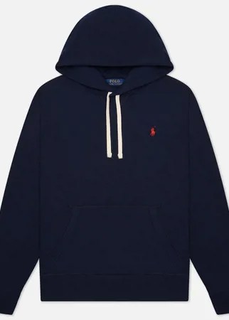 Мужская толстовка Polo Ralph Lauren Embroidered Pony Fleece Hoodie, цвет синий, размер S
