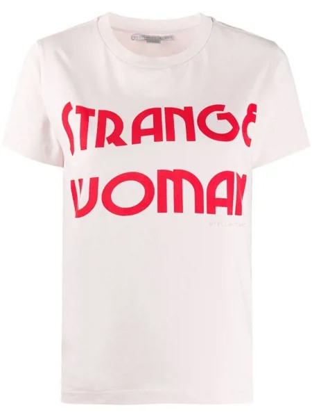 Stella McCartney футболка с принтом Strange Woman