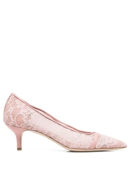 Malone Souliers кружевные туфли-лодочки, розовый