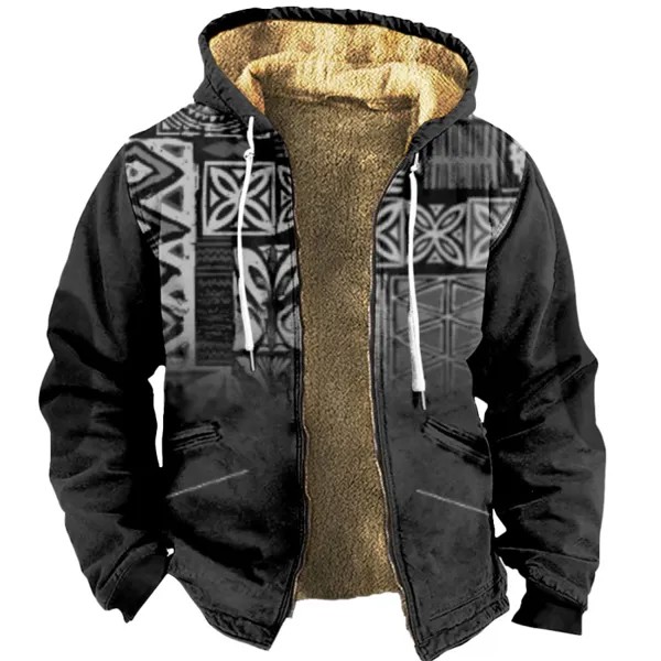 Мужское флисовое утепленное хлопковое пальто двухслойная внутренняя теплая хлопковая куртка