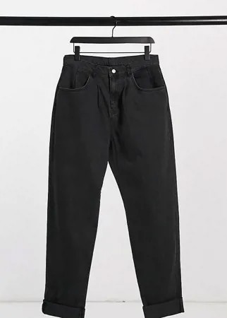 Черные выбеленные джинсы свободного кроя Reclaimed Vintage inspired The '83 Unisex-Черный