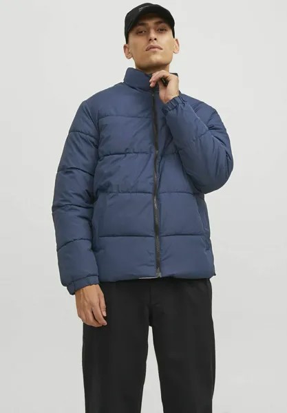 Зимняя куртка Jack & Jones JJETOBY PUFFER COLLAR SN, цвет navy blazer