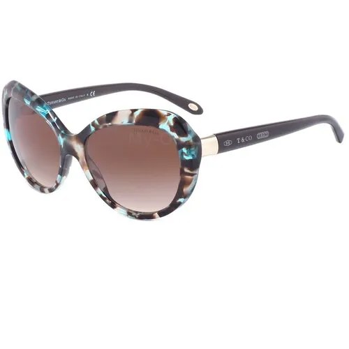 Солнцезащитные очки Tiffany, мультиколор, коричневый