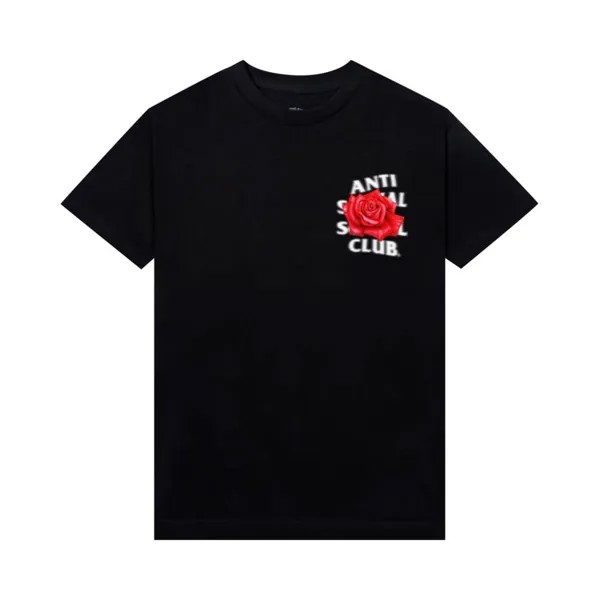 Футболка Anti Social Social Club Roses Are Red 'Black', черный