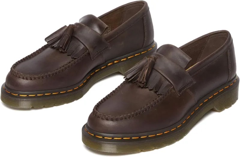 Лоферы Adrian Dr. Martens, цвет Dark Brown