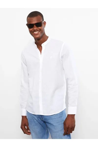 Рубашка – белая – стандартного кроя LC Waikiki, белый