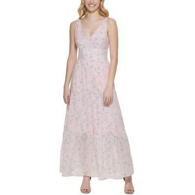 Женское длинное летнее макси-платье Tommy Hilfiger с цветочным принтом BHFO 3458
