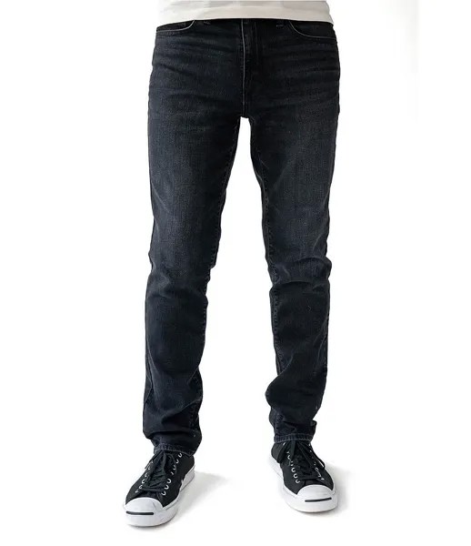 Мужские джинсовые комбинезоны Devil-Dog Miramar Slim Fit Performance из эластичного денима Devil-Dog Dungarees, черный