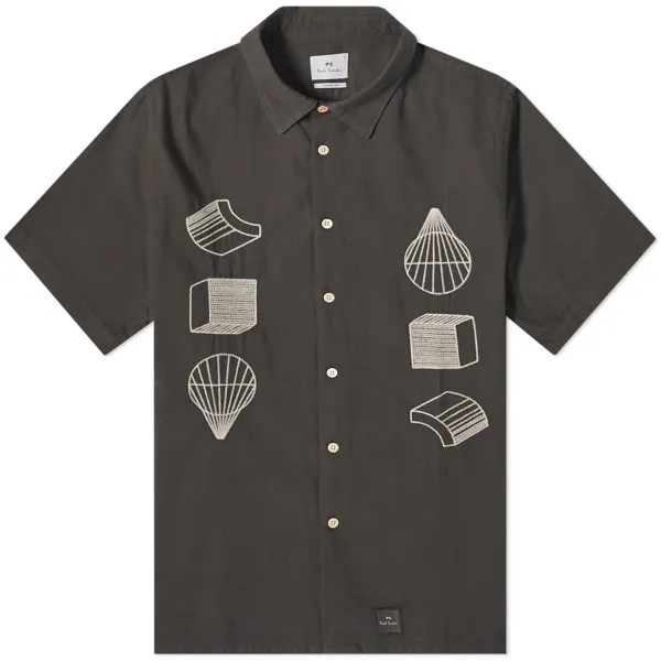 Рубашка Paul Smith Embroidered Vacation, цвет Greys