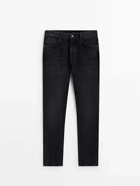 Зауженные джинсы Massimo Dutti, индиго