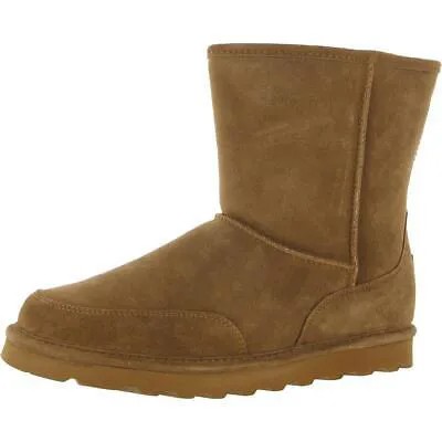 Мужские кожаные дубленки Bearpaw Brady Wide Tan, обувь шириной 12 (E) BHFO 7616